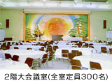 2階大会議室(全室定員300名)