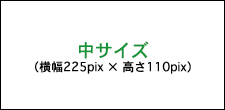 中サイズ（横幅225pix × 高さ110pix）